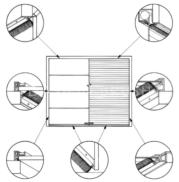 Garage Door Seal Brush