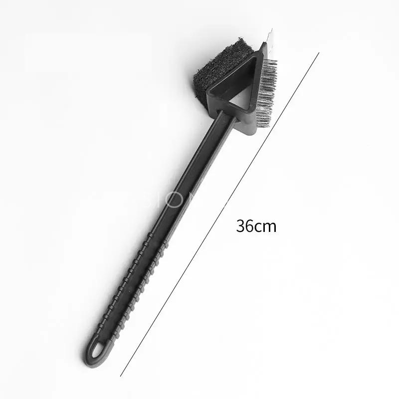 Long handle 3 in 1 Multifunctional Barbecue cleaning brush
