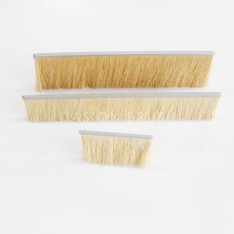 Sisal Fiber Wooden Polishing Brush Strip