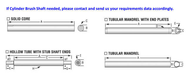 Shaft of Cylinder Brush