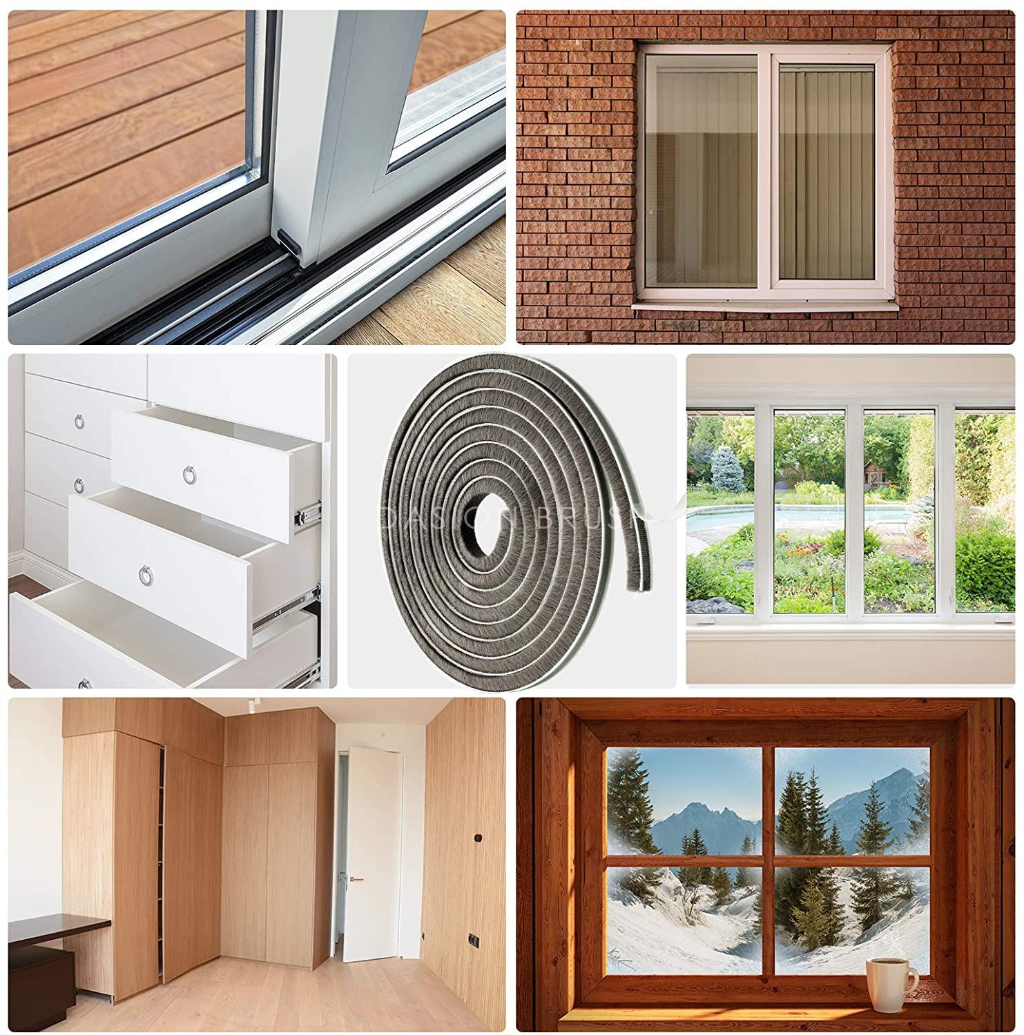 Adhesive Felt Door Seal Sweep Brush