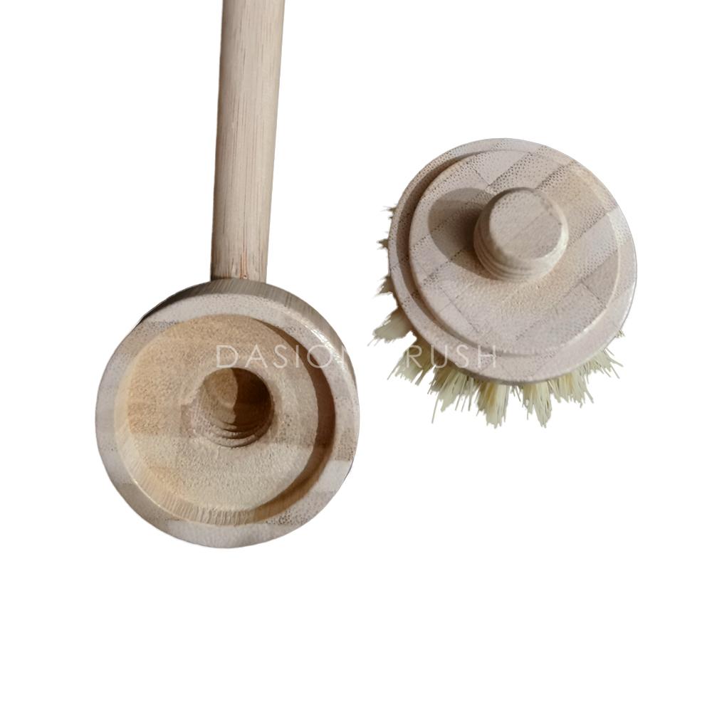 bamboo handle kitchen brush