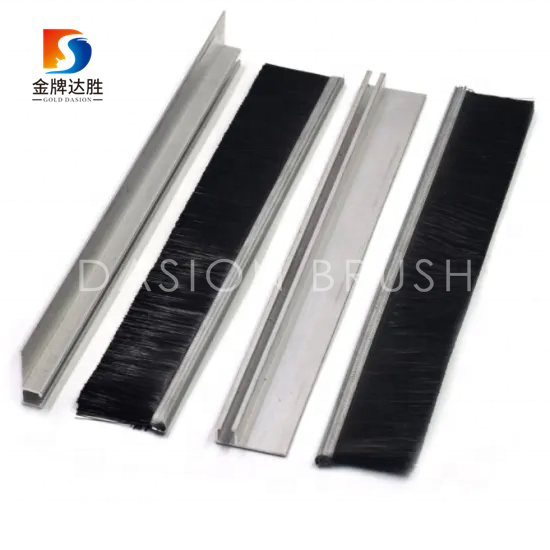 Aluminum Door Bottom Seal Brush Timber Door Seal - China Door Brush, Rubber  Strip