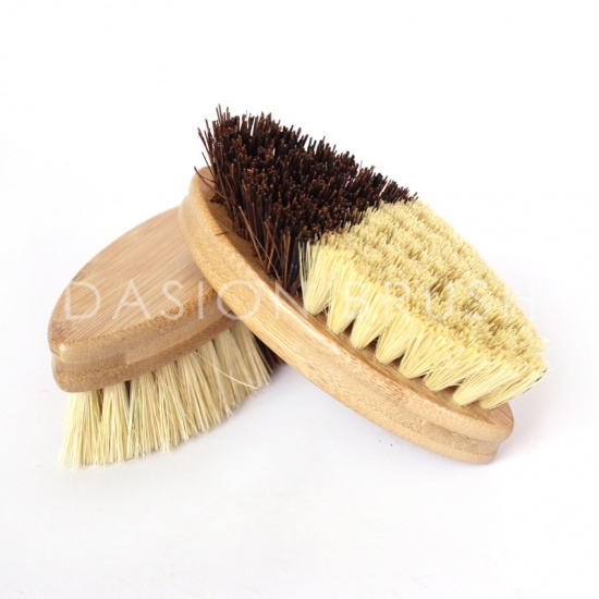 Wooden Handle Vegetable and Fruit Scrubber Brush 