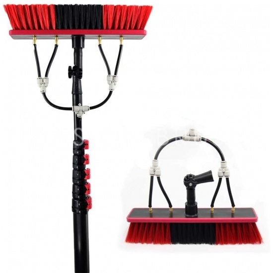 Photovoltaic Solar Panels and Window Cleaning Brush Kit 