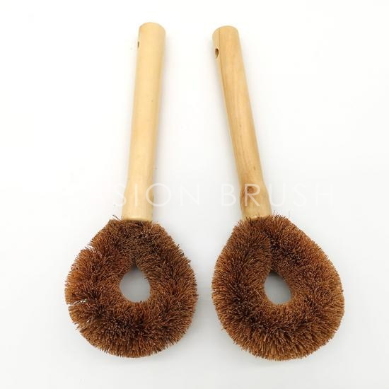 Eco Dish Brush Wooden Kitchen Brush For Dish Pot Pan Sink Cleaning 