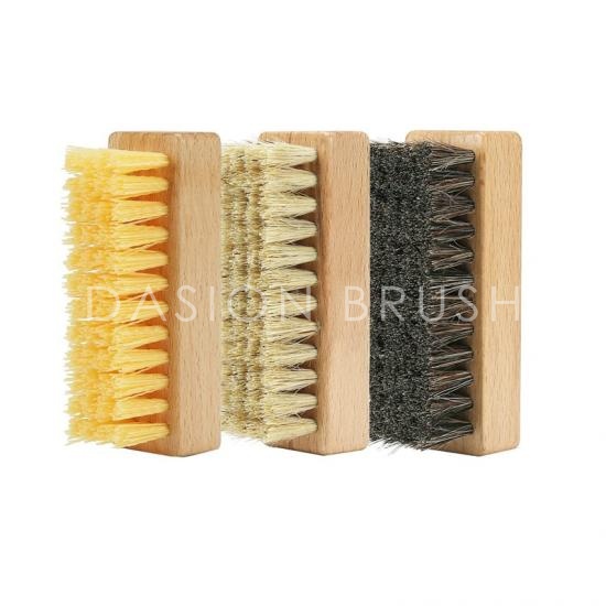 Mini Wooden Shoes Care Brush