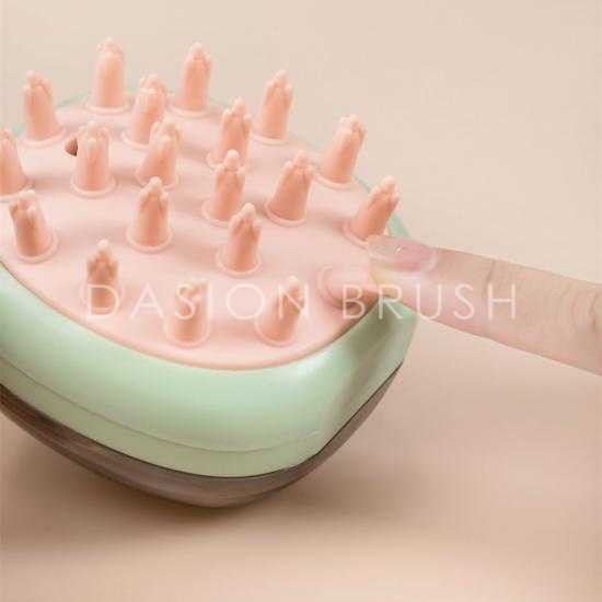 Hair Massager Scalp Shampoo Brush Creative Liquid Filling Scalp Brush 