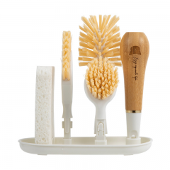 Bamboo Kitchen Cleaning Brush Set