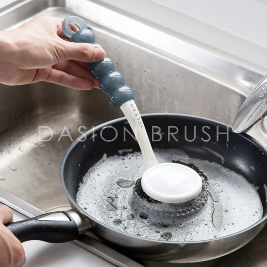 New Design Long Handle Kitchen Cleaning Brushes Grips Dish Brush Dish Cleaning Brush 