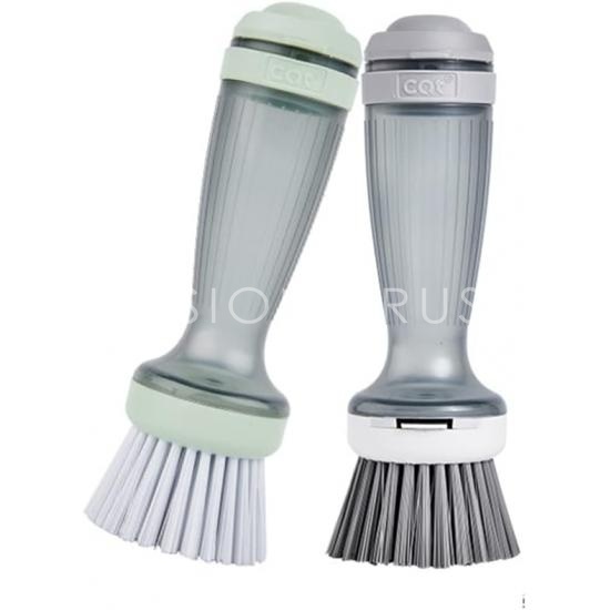 Soap Dispensing Dish Brush Set