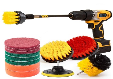 Ebay &Amazon Hot Sale Drill cleaning Power Scrubber Brush Set