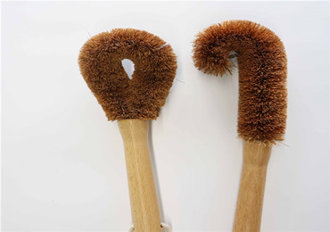 Environmental Coconut Fiber Pan Pot Cleaning Brush Set